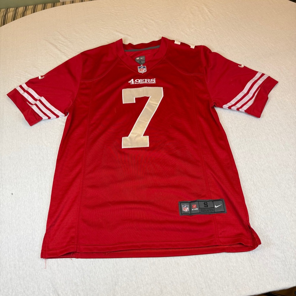 Nike San‎ Francisco 49ers Colin Kaepernick 7 NFL Jersey Red Mens Small